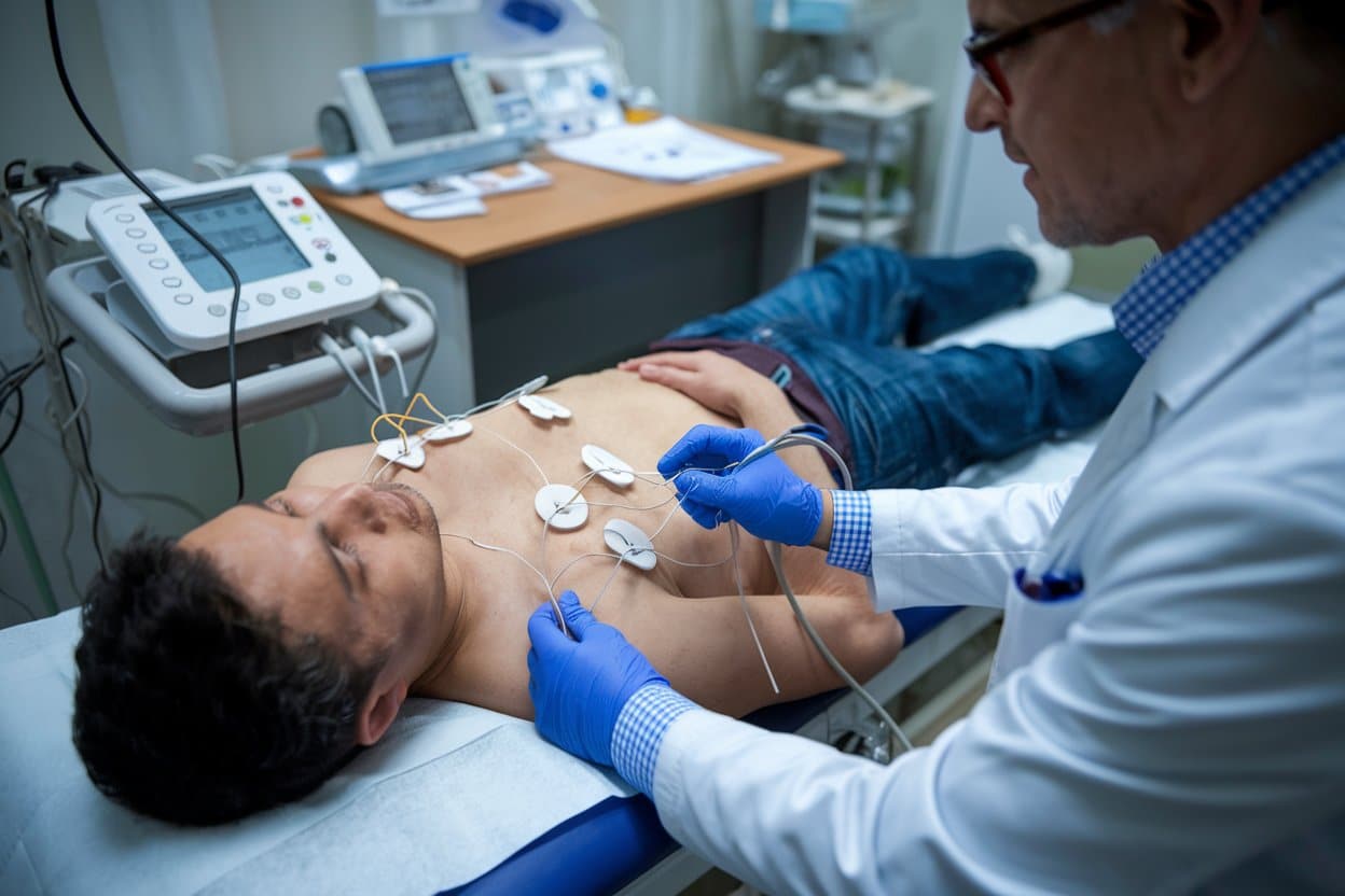 patient fait un ecg