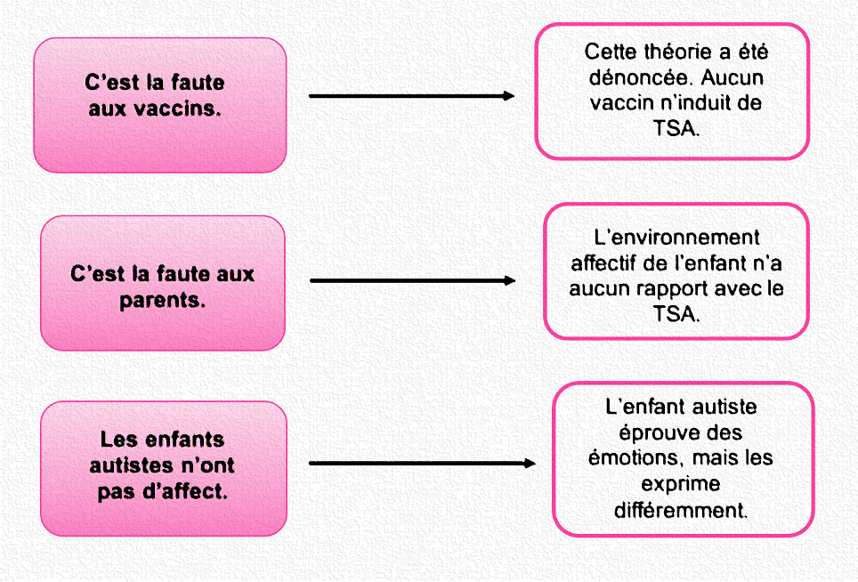 schema idee recues autisme